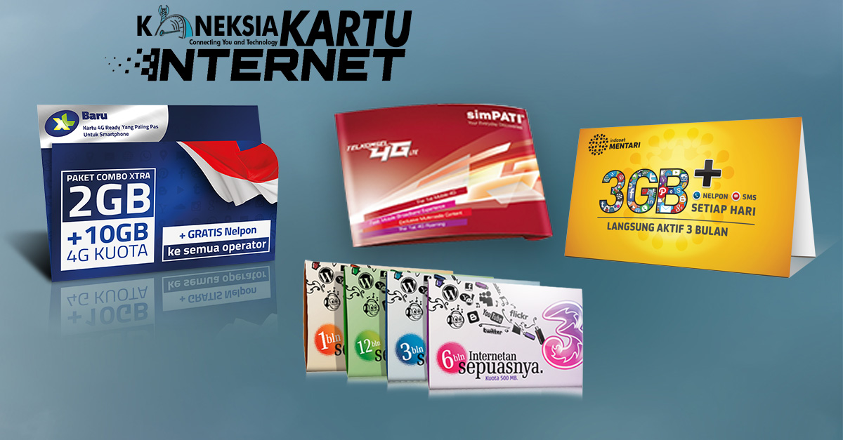 Kartu Perdana Internet Tercepat dan Terbaik di Indonesia 2016